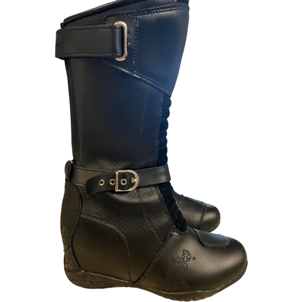 Joe Rocket Black Women's Combat/Moto Boots